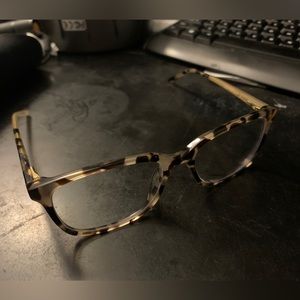 DKNY DK5008 280 Nude Tortoise Rectangular Womens Full Rim Eyeglasses 52-17-135